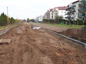 Budowa ulicy Spółdzielczej w Lubiczu Górnym