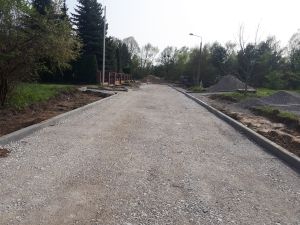 Ułożenie podbudowy drogi