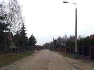 Ulica Olimpijska przed przebudową