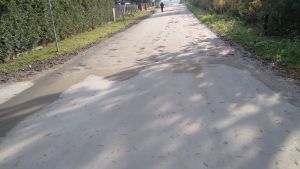 Droga przed przebudową